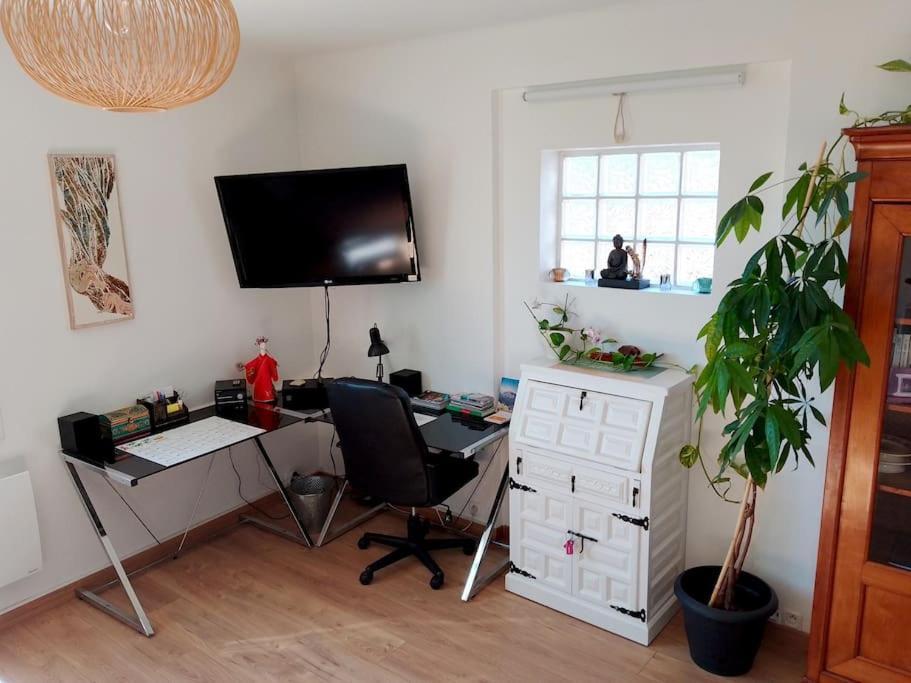 Maison 4 Pers Avec Jardin Au Pied Des Montagnes Ria 外观 照片