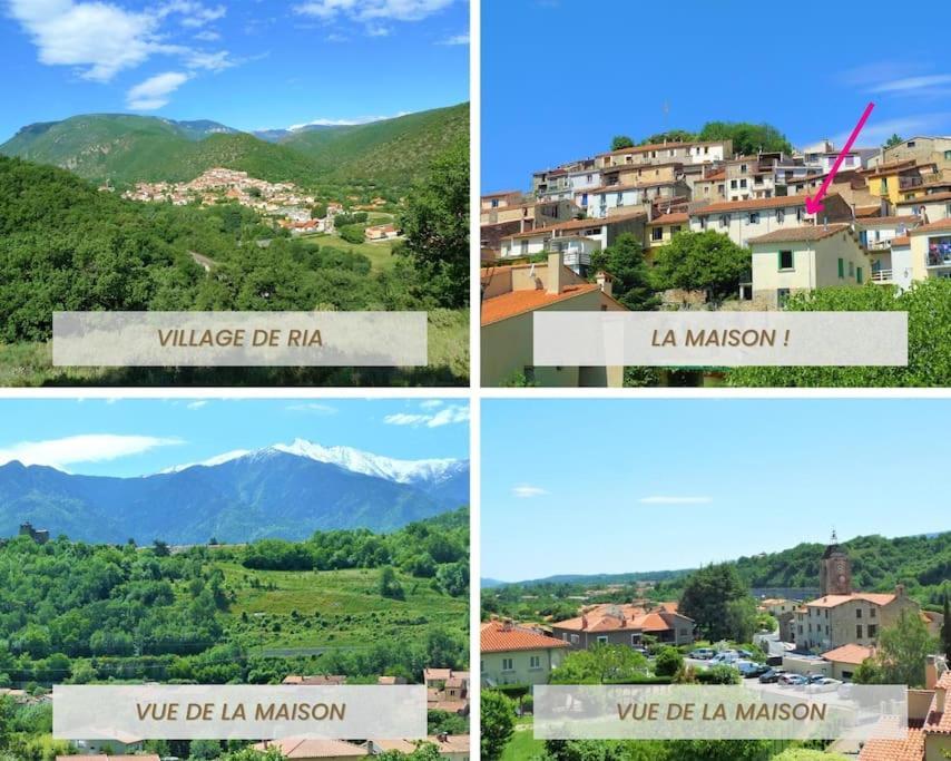 Maison 4 Pers Avec Jardin Au Pied Des Montagnes Ria 外观 照片